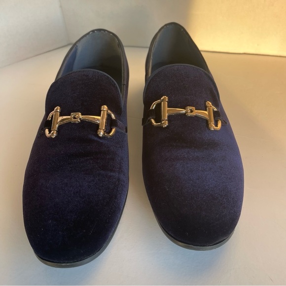 Royal Male Loafers shoes. The Italian style of a male velvet shoe. Size 8 - Picture 2 of 11